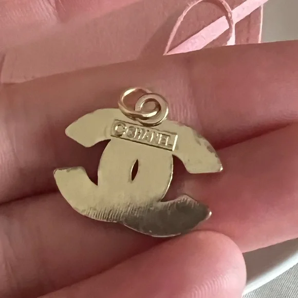 Chanel Gold and Red Charm